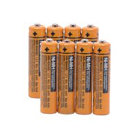 YXZHENG 8X AAA Battery HHR-65AAABU for Panasonic Cordless Phone 1.2V 630mAh Original New Rechargeable NI-MH (8X HHR-65AAABU)