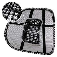 Lumbar Support Lower Back Pain Relief Massaging Ventilated Comfort Mesh Cushion for Posture Office Car Seat