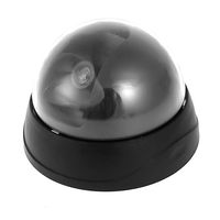 Mini Dome Shaped Non-functioning Fake CCTV Security Camera Black