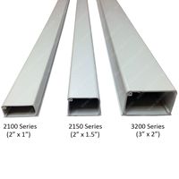 3200 Series Latching Cable Raceway - 3" x 2" Channel Size - 5 Sticks - 5FT Long (25FT Total) - Color: White