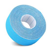 Alomejor Sport Kinesiology Tape, Waterproof Breathable Muscle Adhesive Tape for Exercise, Sprains, Strains(Blue)