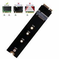 QNINE M.2 SATA SSD to A1465 A1466 Adapter for MacBook Air SSD 2012 Year Only, HDD Hard Disk Drive Converter Card, Support 2230 2242 2260 2280