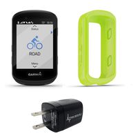 Garmin Edge 830 GPS Cycling Computer with Included Original Garmin Silicone Case and Wearable4U Wall Charging Adapter Bundle