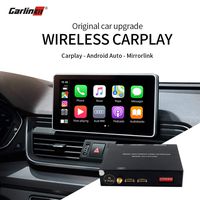 Carlinkit Wireless Carplay Android Auto Retrofit Box for Audi A3/S3(13-18), A4/A5/S4/S5/Q5/Q7(09-18), A6/A7/S6/S7/C6/C7/C8(09-18), Q3/A1(13-18) OEM stereo Upgrade with Reverse image iOS13 Split screen