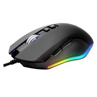 Bokin Gaming Mouse Mice Wired with 200-4800 Instant Switching DPI, ON/OFF 11RGB Breathing LED Light, 6 Programmable Buttons, 1.8M Nylon Braided Copper Cable, Ergonomics Grips for Mac/PC Computer Gamer