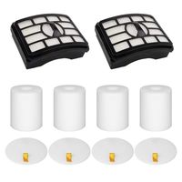 Wolfish 2 + 4 Pack Vacuum Filters Replacement Compatible for Shark Rotator Pro Lift-Away NV500, NV501, NV502, NV503, NV505, NV510, NV520, NV552, UV560,Replace Part Xff500 Xhf500