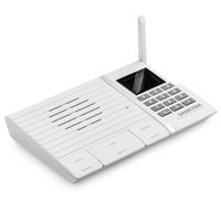 Samcom 20-Channel Wireless Intercom System for Home and Office White Pack of 1