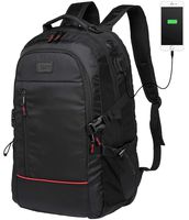 17inch Laptop Backpack,VASCHY Anti-theft Water Resistant Business Large Carry-on Travel Rucksack for College School Backpack with Luggage Sleeve USB Charging Port