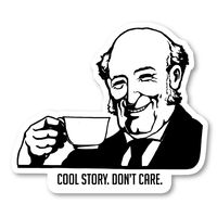 Cool Story Sticker Funny Stickers - 2 Pack - Laptop Stickers - 2.5" Vinyl Decal - Laptop, Phone, Tablet Vinyl Decal Sticker (2 Pack) S82328