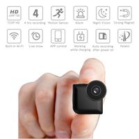 Mini Wireless Hidden Spy Camera HD 720P Indoor Home Small Spy Security Cameras For Office Car Sport Nanny Cam