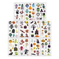 Healifty Kids Halloween Temporary Tattoo Stickers Halloween Party Favors Gifts Party Supplies 11 Sheets