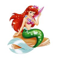 Arielle Mermaid Princess OriginalStickers0056 Set Of Two (2x) Stickers , Laptop , Ipad , Car , Truck , Size 4 inches on Longer Side