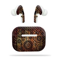 MightySkins Carbon Fiber Skin for Apple Airpods Pro - Black Diamond Plate | Textured Carbon Fiber Finish | Easy to Apply, Remove, and Change Styles | Made in The USA