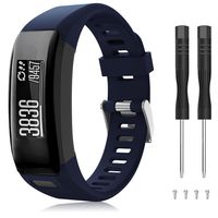 Younsea Compatible Garmin Vivosmart HR Watch Band, Accessories Adjustable Soft Silicone Replacement Wrist Watch Strap Designed for Garmin Vivosmart HR Smart Sport Watch(NO for Vivosmart HR+) (B)