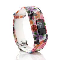 Tkasing Compatible with Garmin Vivofit 3/jr/jr 2 Bands,Adjustable Replacement Wristbands with Watch Buckle for Garmin Vivofit 3 Kids Women Men(No Tracker)