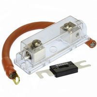 VOODOO (1) Inline Fuseholder Battery Install Kit 1/0 Gauge 1FT with ANL Fuse (300 Amp Fuse)