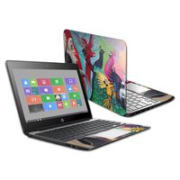 MightySkins Skin Compatible with HP Chromebook 11 G5 11.6" - Parrot Paradise | Protective, Durable, and Unique Vinyl Decal wrap Cover | Easy to Apply, Remove, and Change Styles | Made in The USA