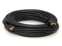 Monoprice 100ft Super VGA M/F CL2 Rated (For In-Wall Installation) Cable w/ Ferrites (Gold Plated)