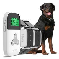 VINSIC Dog Shock Collars with Remote for 2 Dogs, Rainproof Dog Training Collars with 300yd Range Remote Control, for Small Big Dog bark Collar with LCD Display