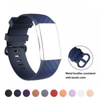 DB Replacement Bands Compatible for Fitbit Charge 3 & Charge 3 SE, Classic & Special Edition Adjustable Sport Wristbands Large & Small for Women Men