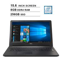 2019 Premium Flagship Dell Inspiron 15 3000 15.6 Inch HD Laptop (Intel Core i5-7200U up to 3.1GHz, 16GB DDR4 RAM, 256GB SSD, WiFi, Bluetooth, Windows 10)