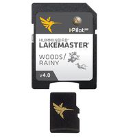 Humminbird Lakemaster Woods-Rainy Edition Digital GPS Lake Maps, Micro SD Card, Version 4