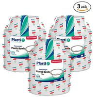[300 Count] Plasti Plus Disposable Plastic White 5 oz Heavy Weight Dessert Bowls, Great For Weddings, Home, Office, School, Party, Picnics, Take-out, Fast Food, Outdoor, Events, Or Every Day Use,