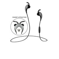 Wireless Sport Headphones, Bluetooth 4.1 Sweatproof Running HD Stereo Earbuds, Built in Microphone Headset with Noise Cancellation for iPhone Samsung and Other Smartphones (Silver)