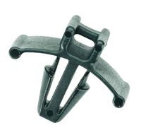 Panduit ATM-W250-M Automatic Cable Tie Mount, Nylon 6.6, Natural, 0.23 - 0.26" Panel Hole Diameter Range, 0.12" Max Panel Thickness, 0.66" H, 0.35" W, 0.80" L (1,000-Pack)