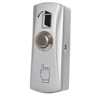 UHPPOTE Zinc Alloy Shell Door Push To Exit Button NO/COM Output for Access Control