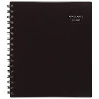 AT-A-GLANCE 2019-2020 Academic Year Monthly Planner, Medium, 7" x 8-3/4", Notetaker, Black (70A73605)