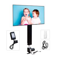 ECO-WORTHY Automations - Motorized Vertical TV Lift for 26-57" TVs - Remote Control for Home Use | Travel Height 37-65''