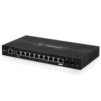 Ubiquiti Networks EdgeRouter 12, 10-Port Gigabit Router with PoE Passthrough and 2 SFP Ports (ER-12)