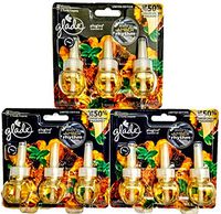 9 GLADE PLUGINS OIL REFILLS SULTRY AMBER RHYTHM LIMITED EDITION SCENT 3 X 3