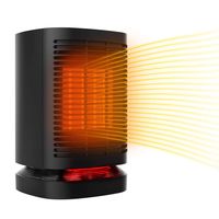 BOSAMAX Portable Space Heater, Personal Oscillation Electric Ceramic Heater with 1s Heat up, Tip-Over and Overheat Protection, 950W Fan Heater for Home Office Bedroom Desk