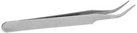 Uxcell Curved Pointed Tip Bent Nose Metal Tweezer Repairing Tool, 4.5"