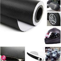 Quaanti Waterproof DIY Motorcycle Sticker Car Styling 3D Car Carbon Fiber Vinyl Wrap Roll Film Car Accessories Decal Film (B/152x20cm)