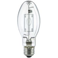 Sunlite 03646-SU MP150/C/U/MED M90/O Protected Metal Halide Lamp, 100 Watts, Medium Base (E26), Pulse Start, ED17, 15,000 Hours Life, 8500 Lumen, Clear Finish
