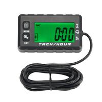 Neoikos Digital Backlit Tach Maintenance Hour Meter Tachometer for Motorcycle Lawn Mower Generator Small Engines Boat Honda Yamaha Dirt Bike ATV UTV Outboard Motor Motocross Tractor Snowboat