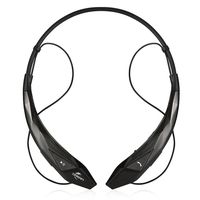 Wireless Headphones, Megadream Wireless Stereo Sport BT Headset Neckband Retractable Earbuds w/Mic for Running Gym Yoga Exercise iPhone Samsung (Black)