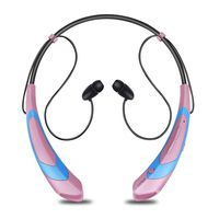 Bluetooth Headphones Yelion Bluetooth Headset Neckband Wireless Earphones Magnetic Earbuds with Mic Running Headphones Stereo V4.1 Noise Cancelling Bluetooth Earpiece for iPhone Android (Pink)