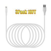 iPhone Charger 10 FT MFi Certified Extra Long iPhone Charger Cable 10 Feet Lightning Cable 3Pack USB Charging Cord 10 Foot for iPhone Xs Max XR X 8 Plus 7 Plus 6 Plus 5s SE iPad Pro iPod Airpods