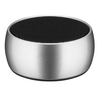 Islandse Bluetooth Speaker New Wireless Outdoor Mini Speaker Inserted SD Card Portable (Silver)