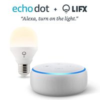 Echo Dot (3rd Gen) bundle with LIFX Wi-Fi Smart Light - Sandstone