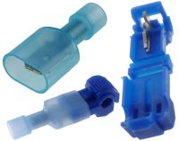 50pc 14-16 Ga T-Taps/Male Insulated Wire Connectors Car Audio Terminals USA