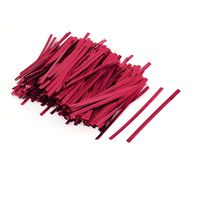 uxcell Candy Bread Bags Packaging Twist Cable Tie 8cm Length 1600 Pcs Red