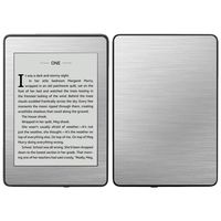 MightySkins Skin Compatible with Amazon Kindle Paperwhite 2018 (Waterproof Model) - Cold Steel | Protective, Durable, and Unique Vinyl Decal wrap Cover | Easy to Apply, Remove| Made in The USA