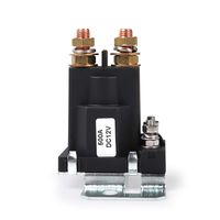 Ehdis High Current Starter Relay 500 AMP DC 12V 4 Pin SPST Car Auto Start Contactor Double Batteries Isolator Control On/Off Switch