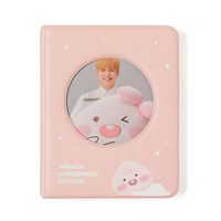 KAKAO FRIENDS Official- Apeach KangDaniel Edition Photo Card Collecting Scrap Book (Pink)