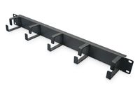 Digitus DN-97602 Cable Panel - Black - Cable Management Panel - 1U Height - 19" Width